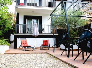 Balkón alebo terasa v ubytovaní La Pineda Calafell