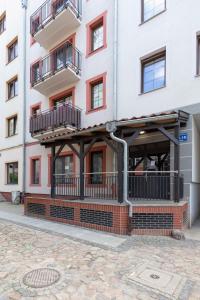 Budova, v ktorej sa apartmán nachádza