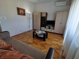 Posezení v ubytování Apartment Grzin