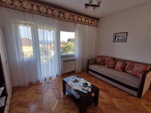 Posezení v ubytování Apartment Grzin