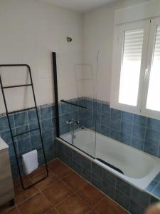 Koupelna v ubytování Casa Cristy