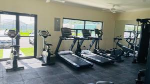 Fitness centrum a/nebo fitness zařízení v ubytování Aquamarine Resort-style Vacations