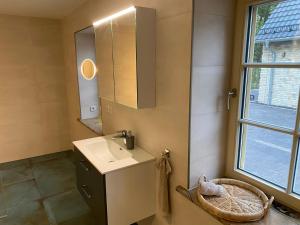 Ένα μπάνιο στο Ferienhäuser Zinke +77 φωτογραφίες