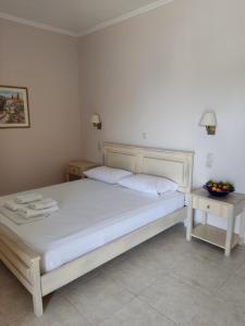 Posteľ alebo postele v izbe v ubytovaní Anesis Village Studios and Apartments