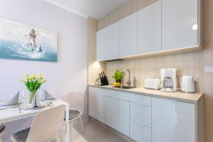 Kuchnia lub aneks kuchenny w obiekcie Ambria Apartments Promenada