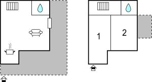 Půdorys ubytování 2 Bedroom Nice Home In Gornji Kneginec