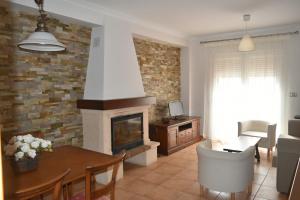 Posezení v ubytování Apartamento zona playa de burriana con terraza