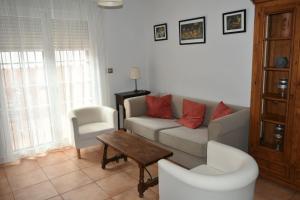 Posezení v ubytování Apartamento zona playa de burriana con terraza