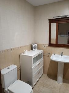 Kúpeľňa v ubytovaní alojamiento matilla