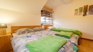 Posteľ alebo postele v izbe v ubytovaní Apartman Suhi vrh
