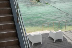 A balcony or terrace at GT Seaside Inn