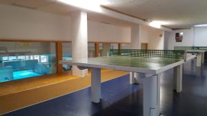 Stolní tenis v ubytování Appartement Grün-Weiß nebo okolí