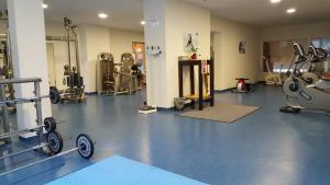 Fitness centrum a/nebo fitness zařízení v ubytování Appartement Grün-Weiß