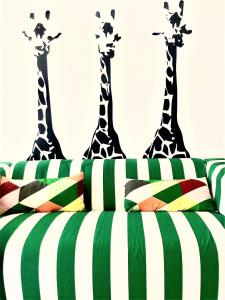Letto o letti in una camera di Tree of Life Art Hotel