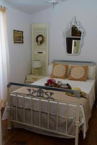 Posteľ alebo postele v izbe v ubytovaní Eleonas-Olive grove traditional holiday appartment