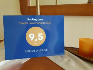 AMISIANA HOUSE tanúsítványa, márkajelzése vagy díja
