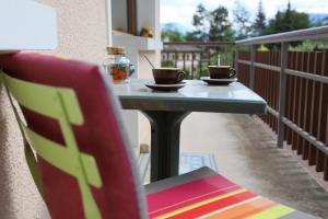 Balkón alebo terasa v ubytovaní Le Vintage grand appartement 4 étoiles avec jardin proche du lac