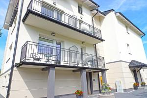 Balkon lub taras w obiekcie Nad Stawem