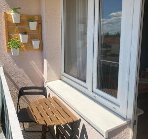 Balkón alebo terasa v ubytovaní Nabrzeże Szyprów