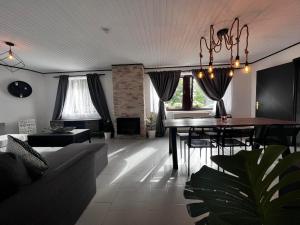 Posezení v ubytování Le Clos fleuri