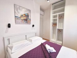 Posteľ alebo postele v izbe v ubytovaní Relax and enjoy apartment Stobreč