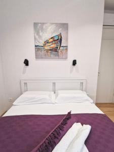 Posteľ alebo postele v izbe v ubytovaní Relax and enjoy apartment Stobreč