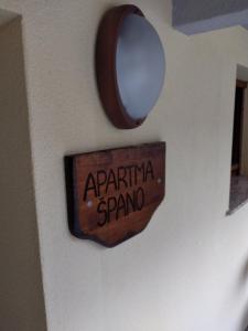 Certifikát, hodnocení, plakát nebo jiný dokument vystavený v ubytování Apartma ŠPANO
