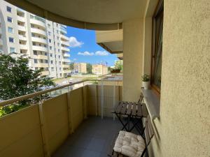 Balkón alebo terasa v ubytovaní Apartament Witawa 22