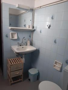 Kylpyhuone majoituspaikassa Skiathos Maria Apartments