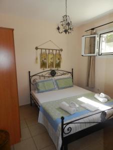 Posteľ alebo postele v izbe v ubytovaní Orizzonte Apartments Lefkada