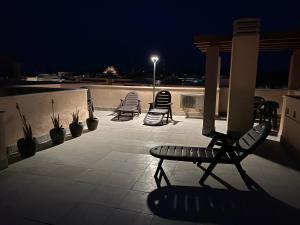 Balkon lub taras w obiekcie Precioso ático con vistas al mar y la montaña