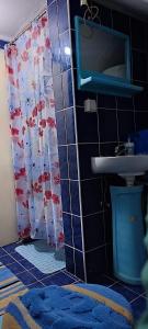 Kylpyhuone majoituspaikassa Apartman-Jovic