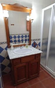Ett badrum på Casa Rural Aguascebas