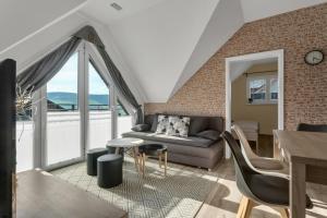 Posezení v ubytování Family Apartments Klínovec