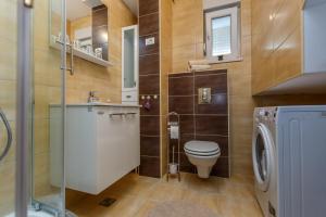 Koupelna v ubytování Apartments Adriatic - Split Stobrec