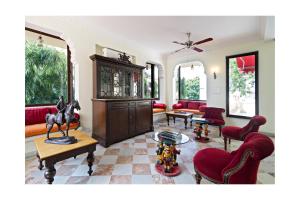 Zona de estar de Dera Rawatsar - Heritage Hotel