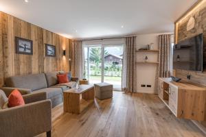 Posezení v ubytování Dorf Suites