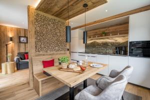 Posezení v ubytování Dorf Suites