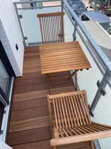 Balkón nebo terasa v ubytování Dyke Appartements