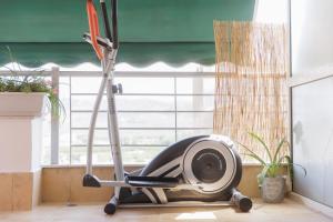 Fitness centrum a/nebo fitness zařízení v ubytování Beautiful Eleni 100