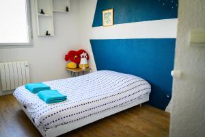 Cama o camas de una habitación en T3 Tout Confort Métro Patte d'Oie