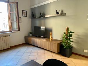 A television and/or entertainment centre at CasaLonghi