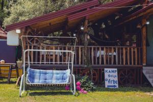 Zahrada ubytování Rafting Kamp Dvije Vrbe