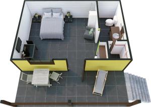 Floor plan ng Lodges Balourou