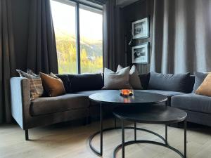 Posezení v ubytování Snøya Lodge