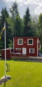 Zahrada ubytování Gästehaus Älgstuga