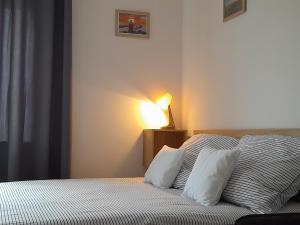 Posteľ alebo postele v izbe v ubytovaní Apartament Okopowa 10 Kołobrzeg