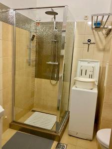 Kúpeľňa v ubytovaní Pihi-Lak Apartman Siófok