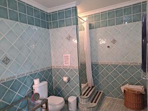 A bathroom at Finca Batan