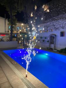 Bazén v ubytování Kılavuz otel nebo v jeho okolí
